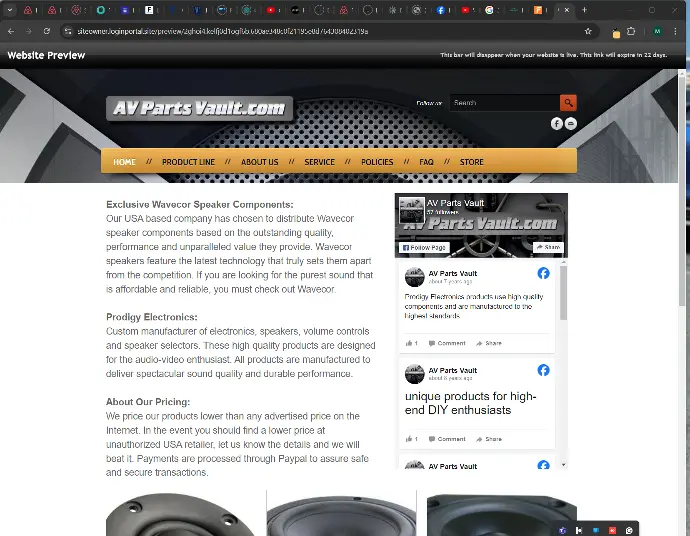 AV parts Vault